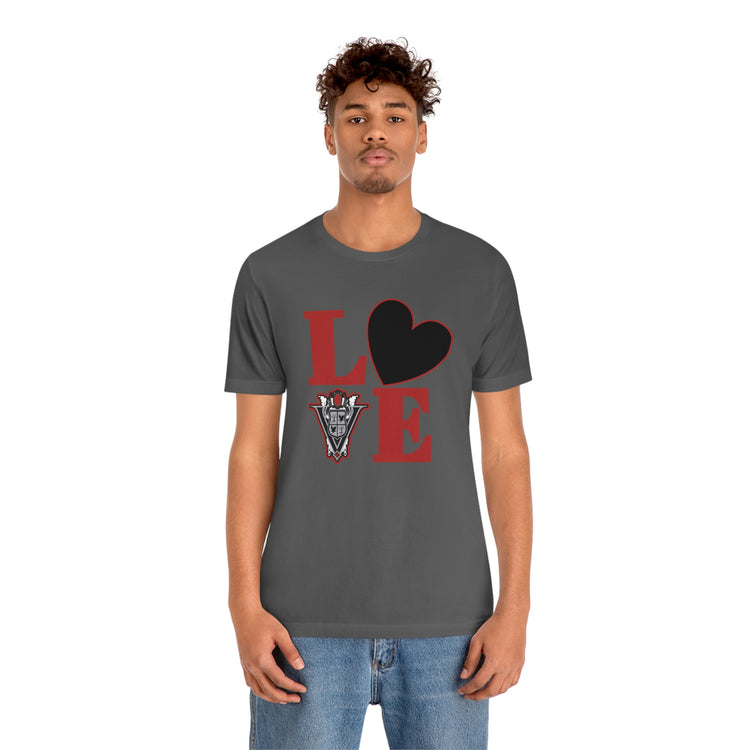 Volturi, Love Short Sleeve Tee (black heart) - Fandom-Made