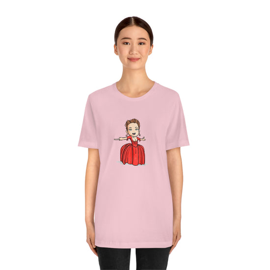 Claire Fraser T-Shirt (red dress) - Fandom-Made