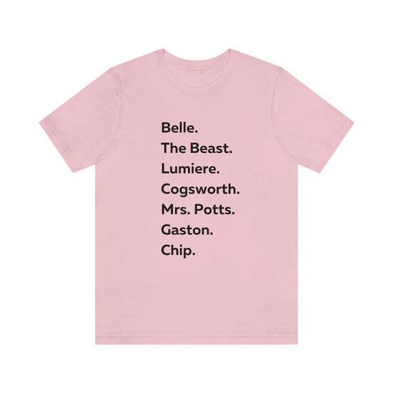 Beauty and the Beast Short Sleeve Tee - Fandom-Made