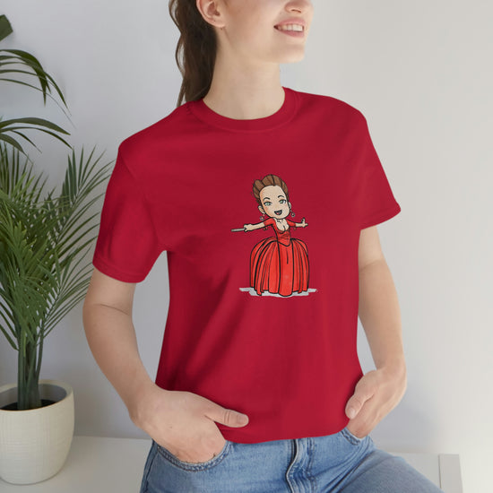 Claire Fraser T-Shirt (red dress) - Fandom-Made