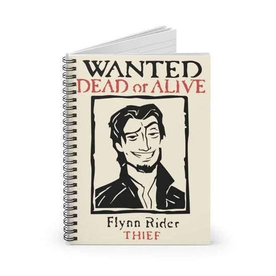 Flynn Rider Notebook - Ruled Line (wanted) - Fandom-Made
