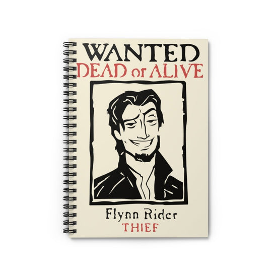 Flynn Rider Notebook - Ruled Line (wanted) - Fandom-Made