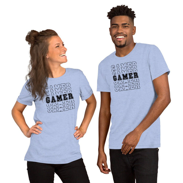 Gamer (outline) Unisex t-shirt - Fandom-Made