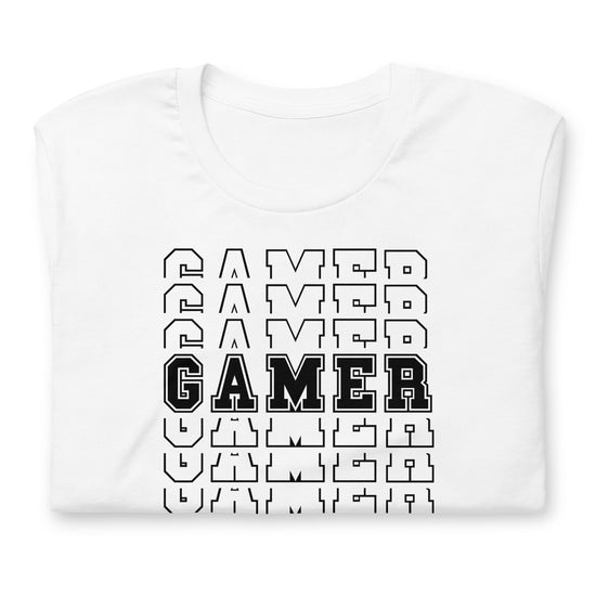 Gamer (outline) Unisex t-shirt - Fandom-Made