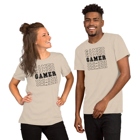 Gamer (outline) Unisex t-shirt - Fandom-Made