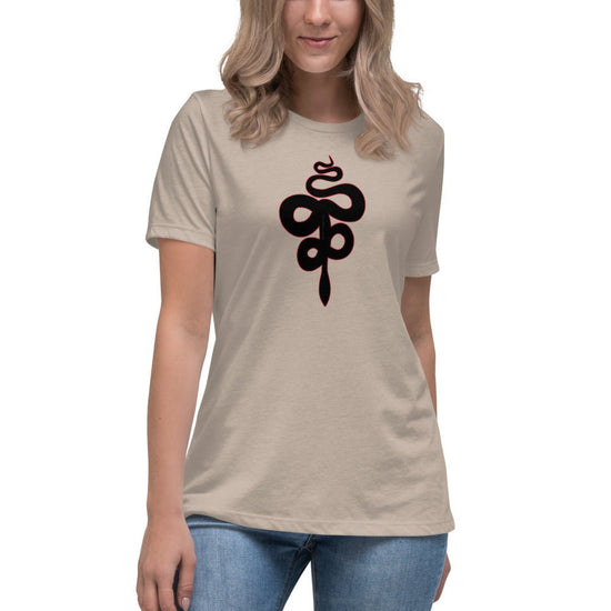 Good Omens Inspired Women's Relaxed T-Shirt - Crowley Snake - Fandom-Made