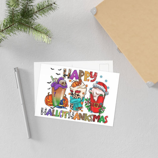 Happy HalloThanksmas Postcards - Fandom-Made