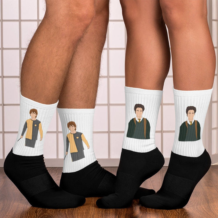 Harry Potter Inspired Double Sided Socks - Cedric Diggory - Fandom-Made