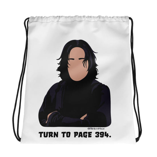 HP- Snape quote - Drawstring bag - Fandom-Made