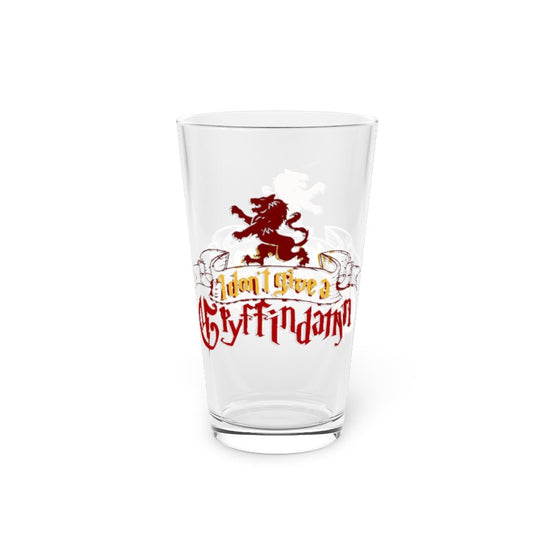 I Don't Give a Gryffindamn Pint Glass, 16oz - Fandom-Made