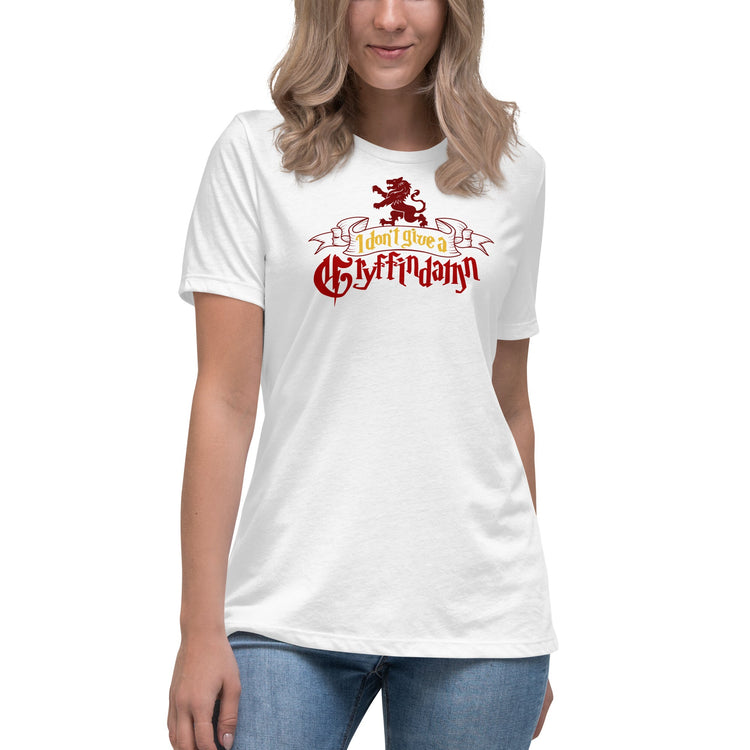 I Don't Give a Gryffindamn Women's Relaxed T-Shirt - Fandom-Made