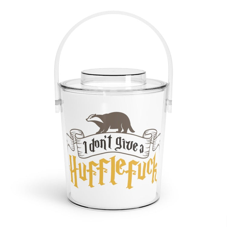 I Don't Give a Hufflefuck Ice Bucket with Tongs - Fandom-Made