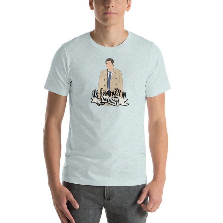 It's Funnier in Enochian (Castiel) Unisex t-shirt - Fandom-Made