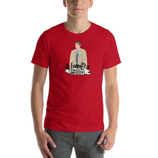 It's Funnier in Enochian (Castiel) Unisex t-shirt - Fandom-Made