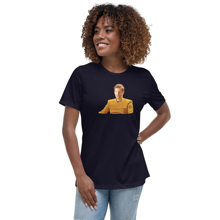 James T. Kirk Women's Relaxed T-Shirt - Star Trek: Strange New Worlds - Fandom-Made