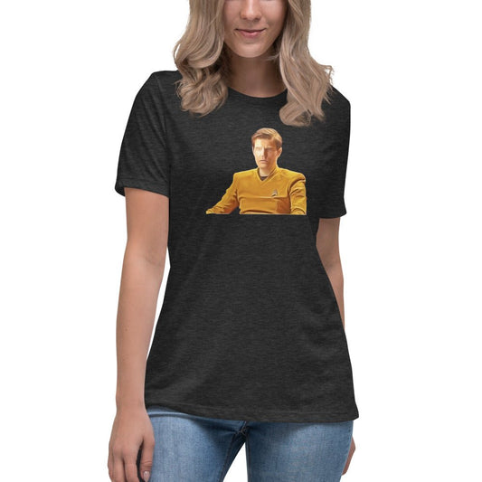 James T. Kirk Women's Relaxed T-Shirt - Star Trek: Strange New Worlds - Fandom-Made