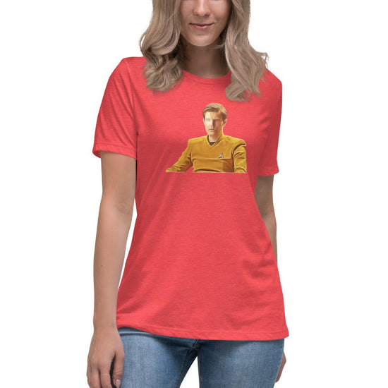 James T. Kirk Women's Relaxed T-Shirt - Star Trek: Strange New Worlds - Fandom-Made