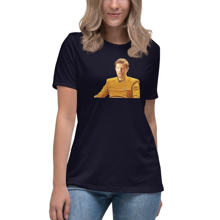 James T. Kirk Women's Relaxed T-Shirt - Star Trek: Strange New Worlds - Fandom-Made