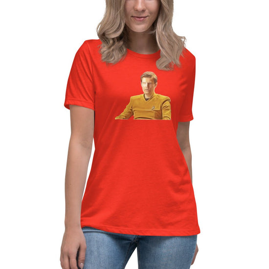 James T. Kirk Women's Relaxed T-Shirt - Star Trek: Strange New Worlds - Fandom-Made