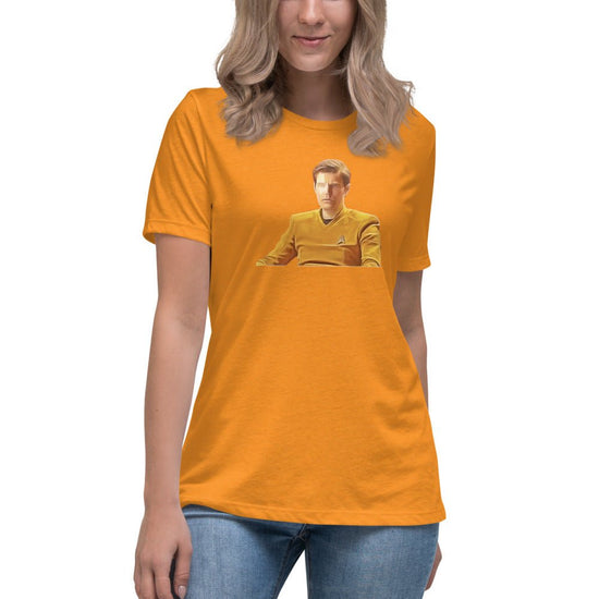 James T. Kirk Women's Relaxed T-Shirt - Star Trek: Strange New Worlds - Fandom-Made