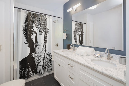 Jamie Fraser Shower Curtains - Fandom-Made