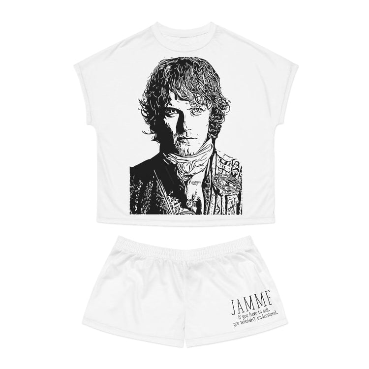 Jamie Fraser Women's Short Pajama Set (AOP) - Fandom-Made