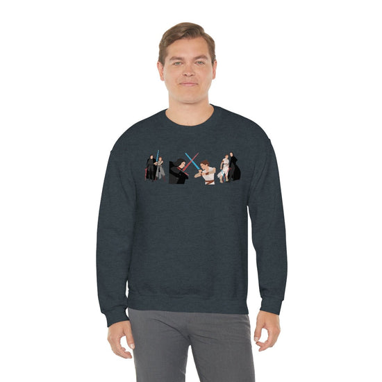 Kylo Ren And Rey Sweatshirt - Fandom-Made