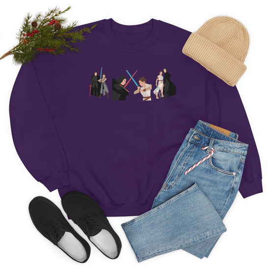 Kylo Ren And Rey Sweatshirt - Fandom-Made