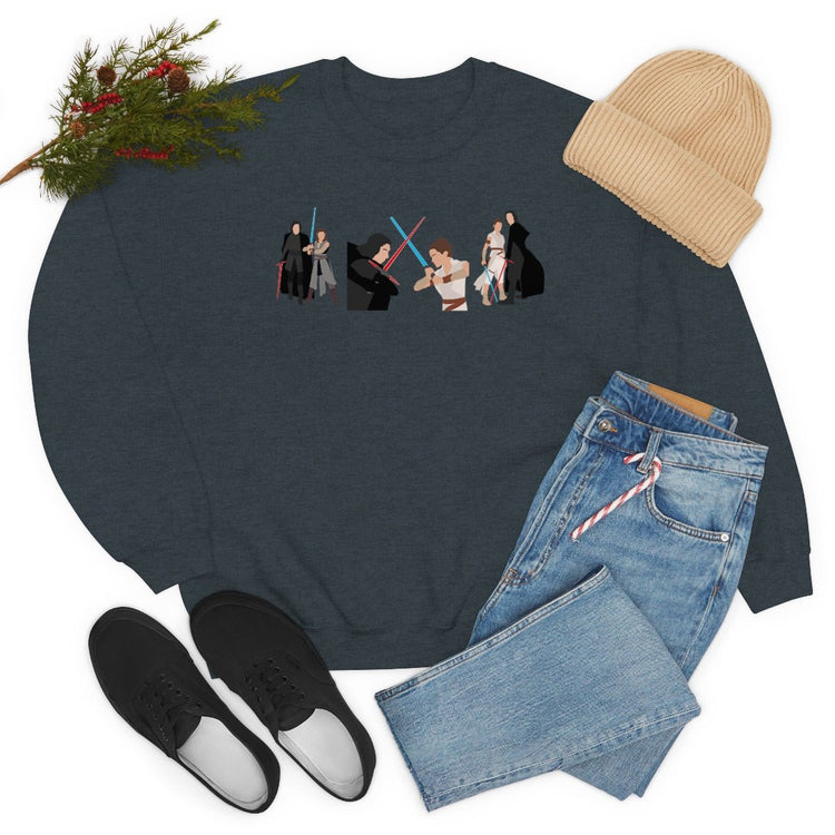 Kylo Ren And Rey Sweatshirt - Fandom-Made