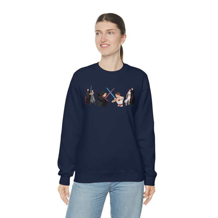 Kylo Ren And Rey Sweatshirt - Fandom-Made