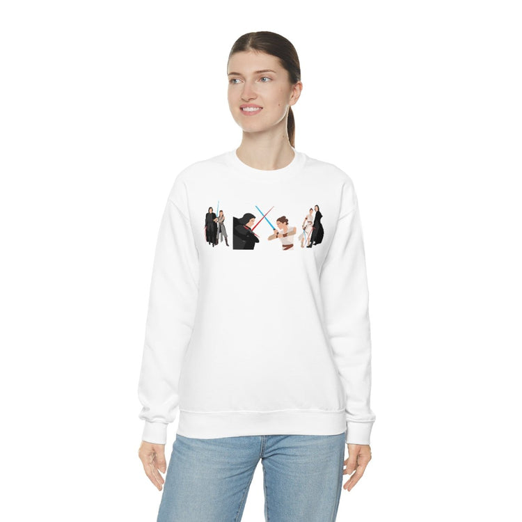 Kylo Ren And Rey Sweatshirt - Fandom-Made