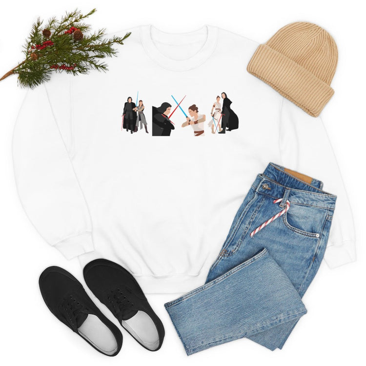 Kylo Ren And Rey Sweatshirt - Fandom-Made