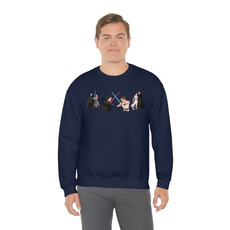 Kylo Ren And Rey Sweatshirt - Fandom-Made