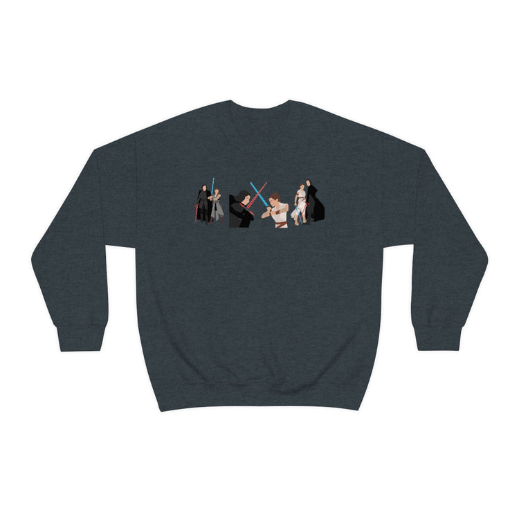 Kylo Ren And Rey Sweatshirt - Fandom-Made