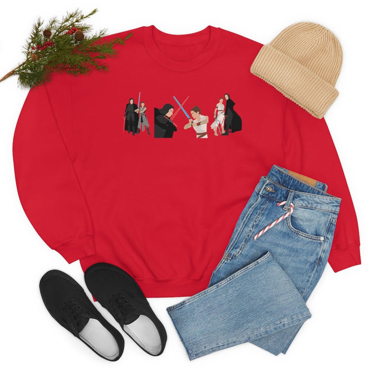 Kylo Ren And Rey Sweatshirt - Fandom-Made