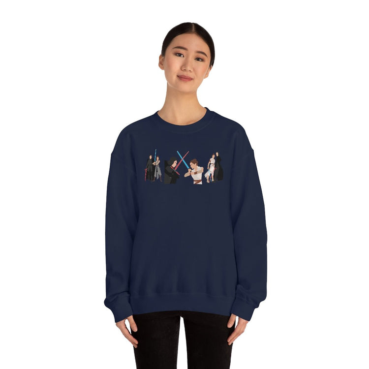 Kylo Ren And Rey Sweatshirt - Fandom-Made