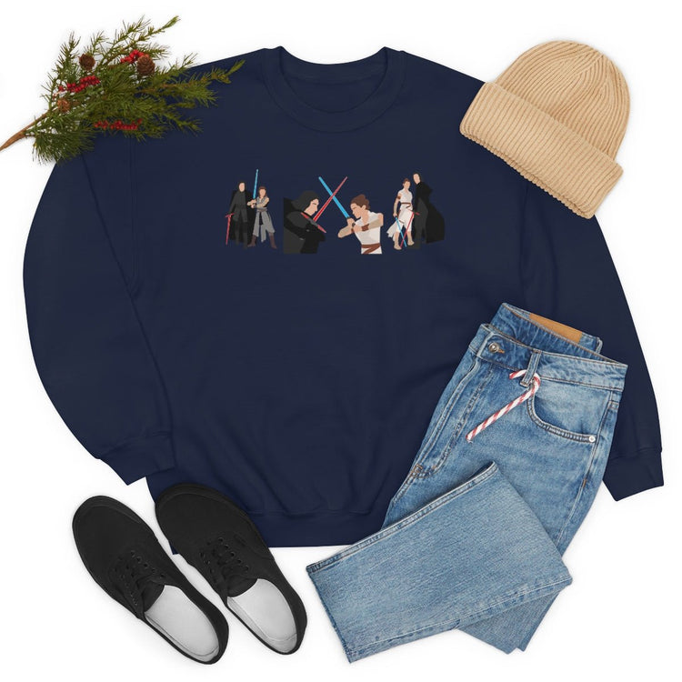 Kylo Ren And Rey Sweatshirt - Fandom-Made