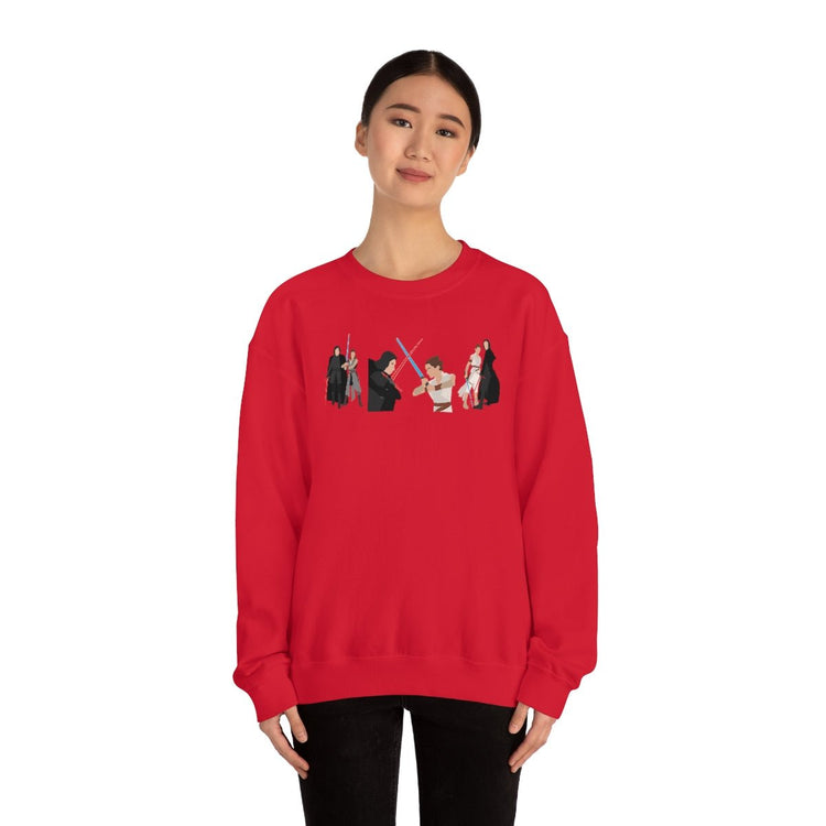 Kylo Ren And Rey Sweatshirt - Fandom-Made