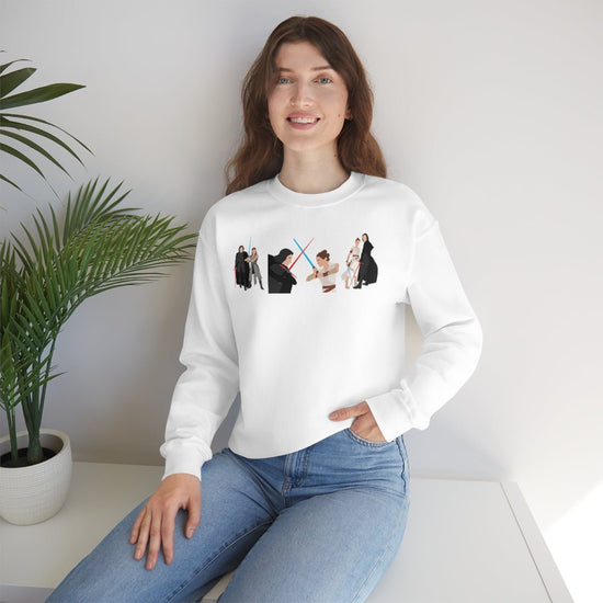 Kylo Ren And Rey Sweatshirt - Fandom-Made