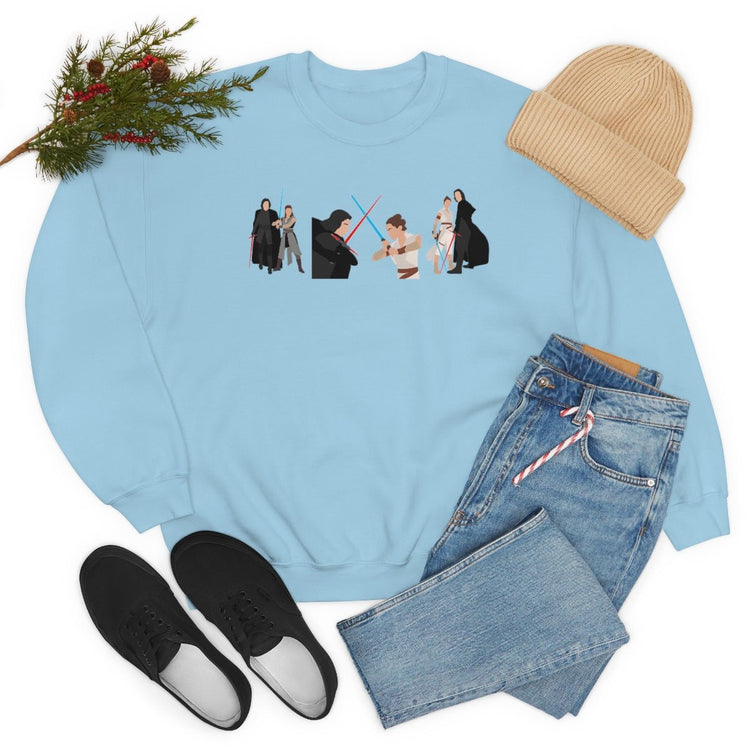 Kylo Ren And Rey Sweatshirt - Fandom-Made