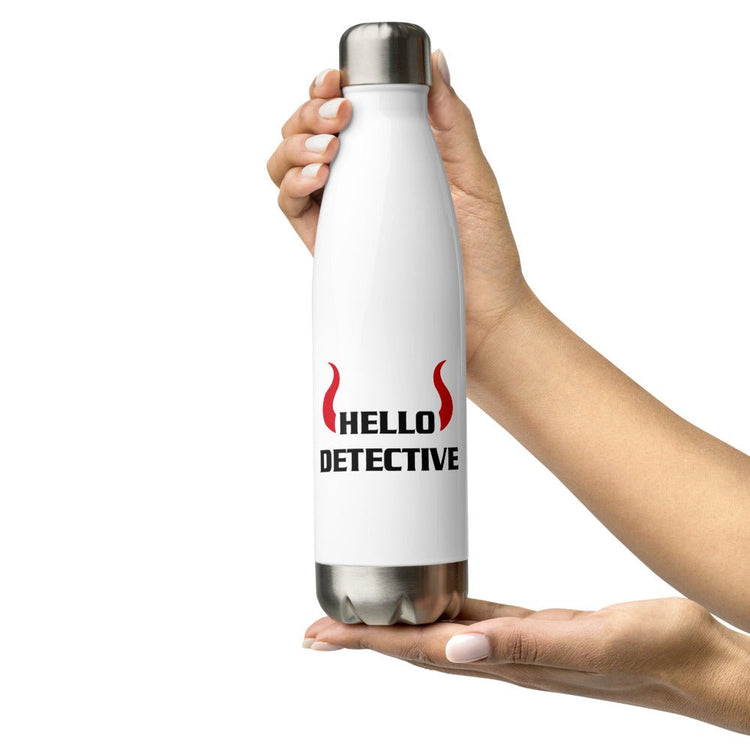 Lucifer double sided Stainless Steel Water Bottle - Hello Detective - Fandom-Made