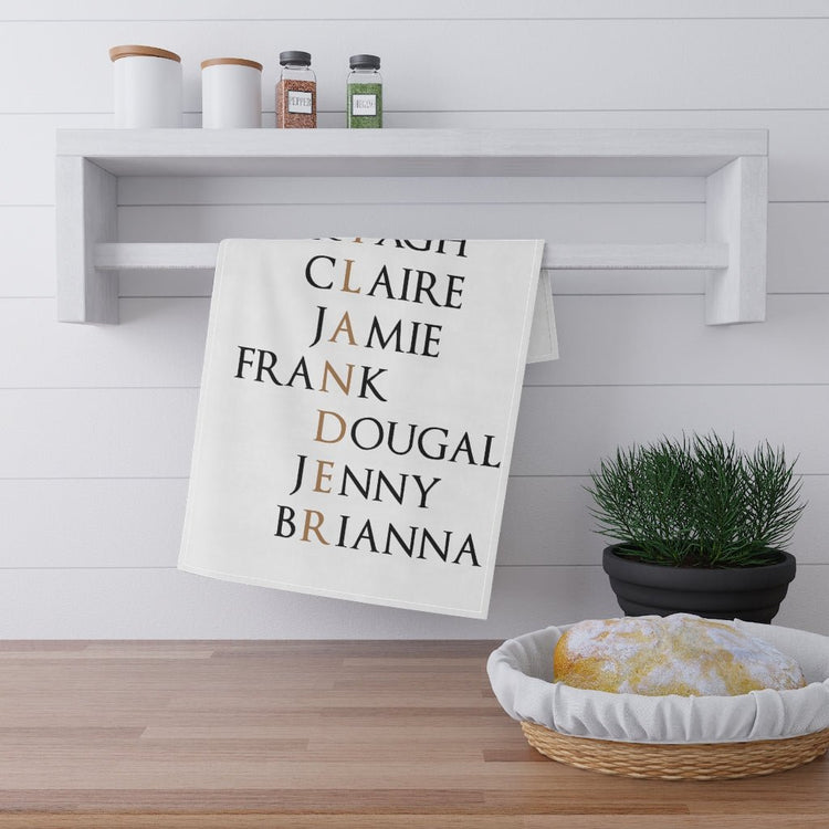 Names – Character spells Outlander Kitchen Towel - Fandom-Made