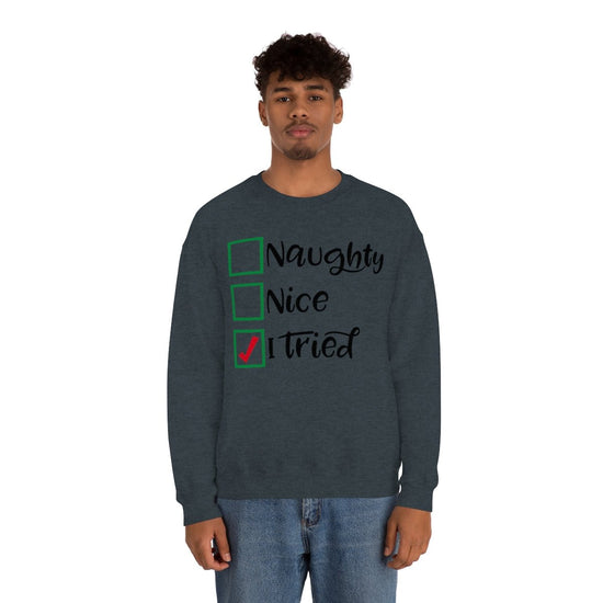 Naughty Or Nice Sweatshirt - Fandom-Made