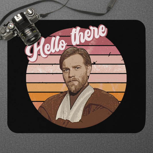 Obi-Wan Kenobi - Hello There Mouse pad - Fandom-Made