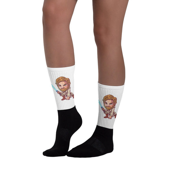 Obi-Wan Kenobi Small Stars - Socks - Fandom-Made
