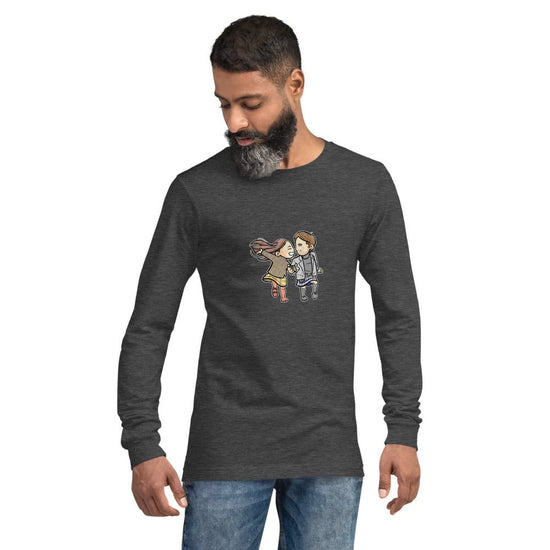 Outlander inspired Small Stars Unisex Long Sleeve Tee - Roger & Bree (dancing) - Fandom-Made