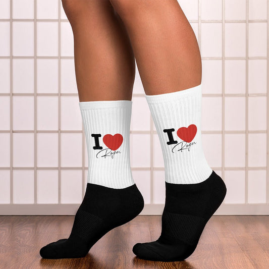 Outlander Inspired Socks - I ❤️Roger - Fandom-Made