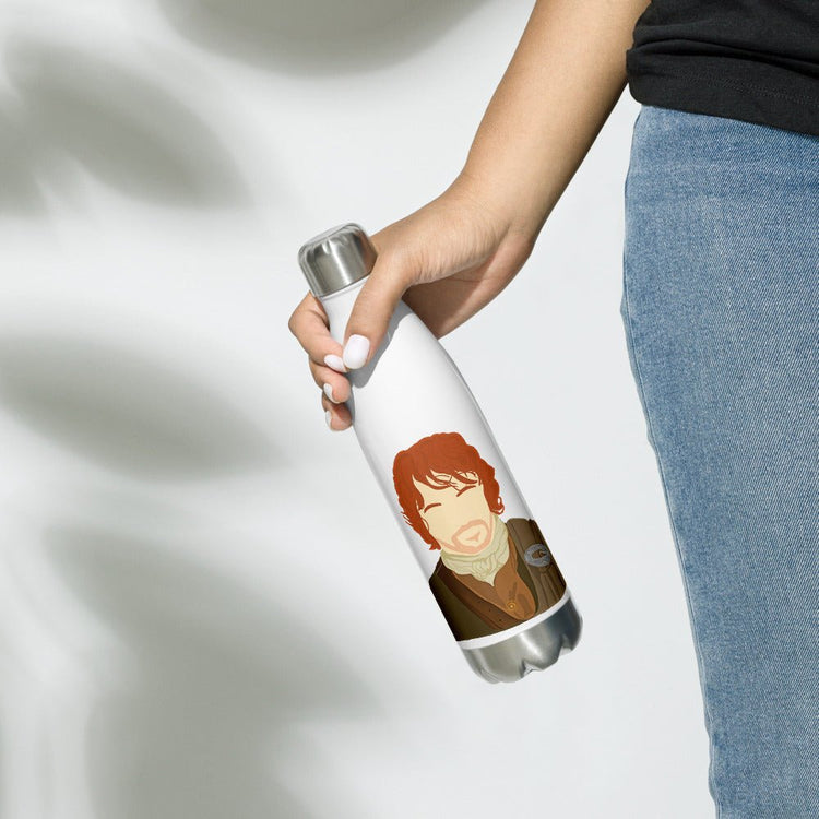 Outlander Inspired Stainless Steel Water Bottle - Jamie (minimal) - Fandom-Made