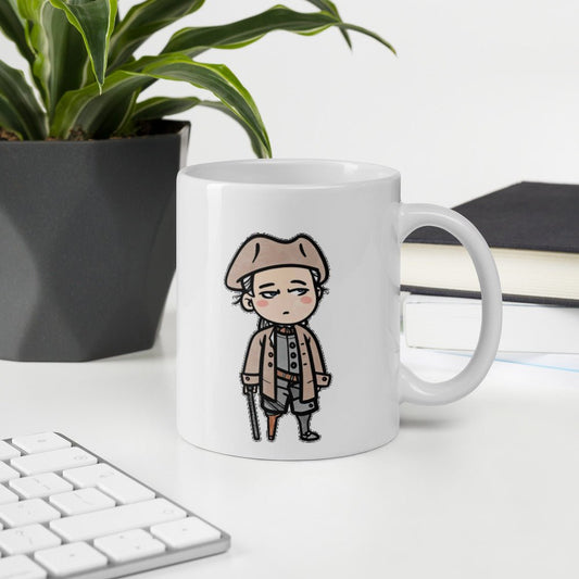 Outlander Inspired White glossy mug - Ian Murray - Fandom-Made