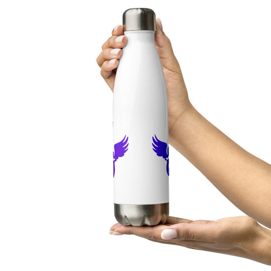 Prince Inspired Double Sided Stainless Steel Water Bottle - Guitar Wings - Fandom-Made